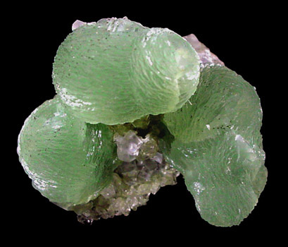 Mineral Specimens: Prehnite from Prospect Park Quarry, Haledon, New Jersey