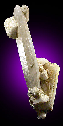 Mineral Specimens: Albite on Quartz from Gilgit, Pakistan