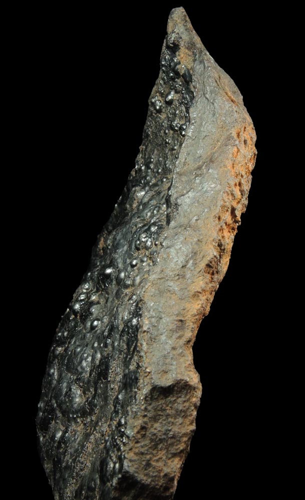 Detail view of mineral Goethite for sale from Emerson Hill iron mining district, Staten Island, New York City, Richmond County, New York
