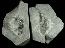 Quartz for sale from Northern tip of Manhattan Island beneath the Henry Hudson Bridge, New York City, New York County, New York