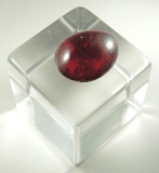 Almandine Garnet (polished cabochon) for sale from 65th Street at Columbus Avenue, Manhattan Island, New York City, New York County, New York