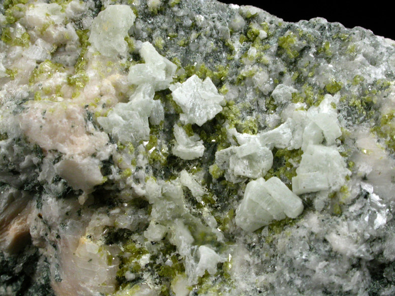 The Minerals of New York City: Prehnite with epidote from Water Tunnel #3, Queens 