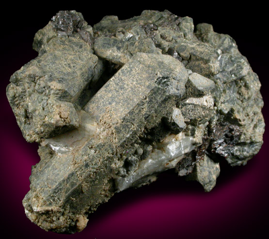 Pyroxene (Diopside) from Kingsbridge, Manhattan 