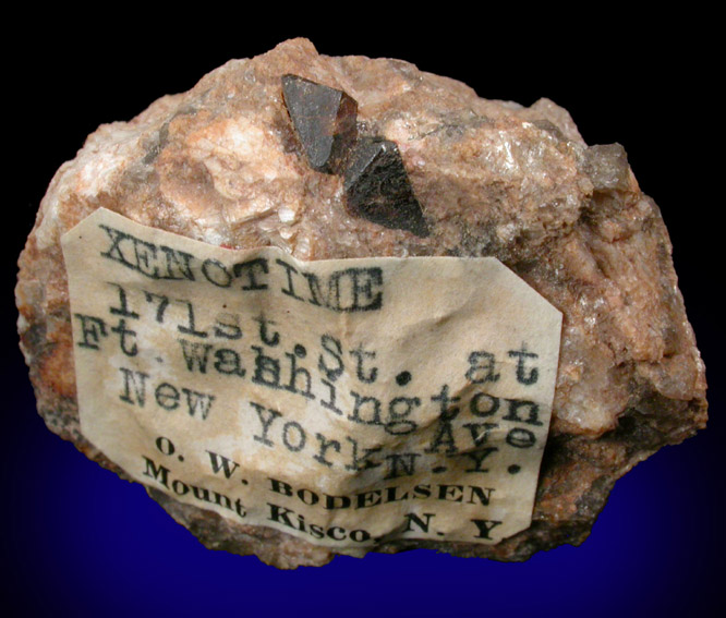 The Minerals of New York City, a review of the history of mining and