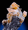 Mineral specimen: Wulfenite with Quartz coating from Finch Mine, Hayden, Arizona.